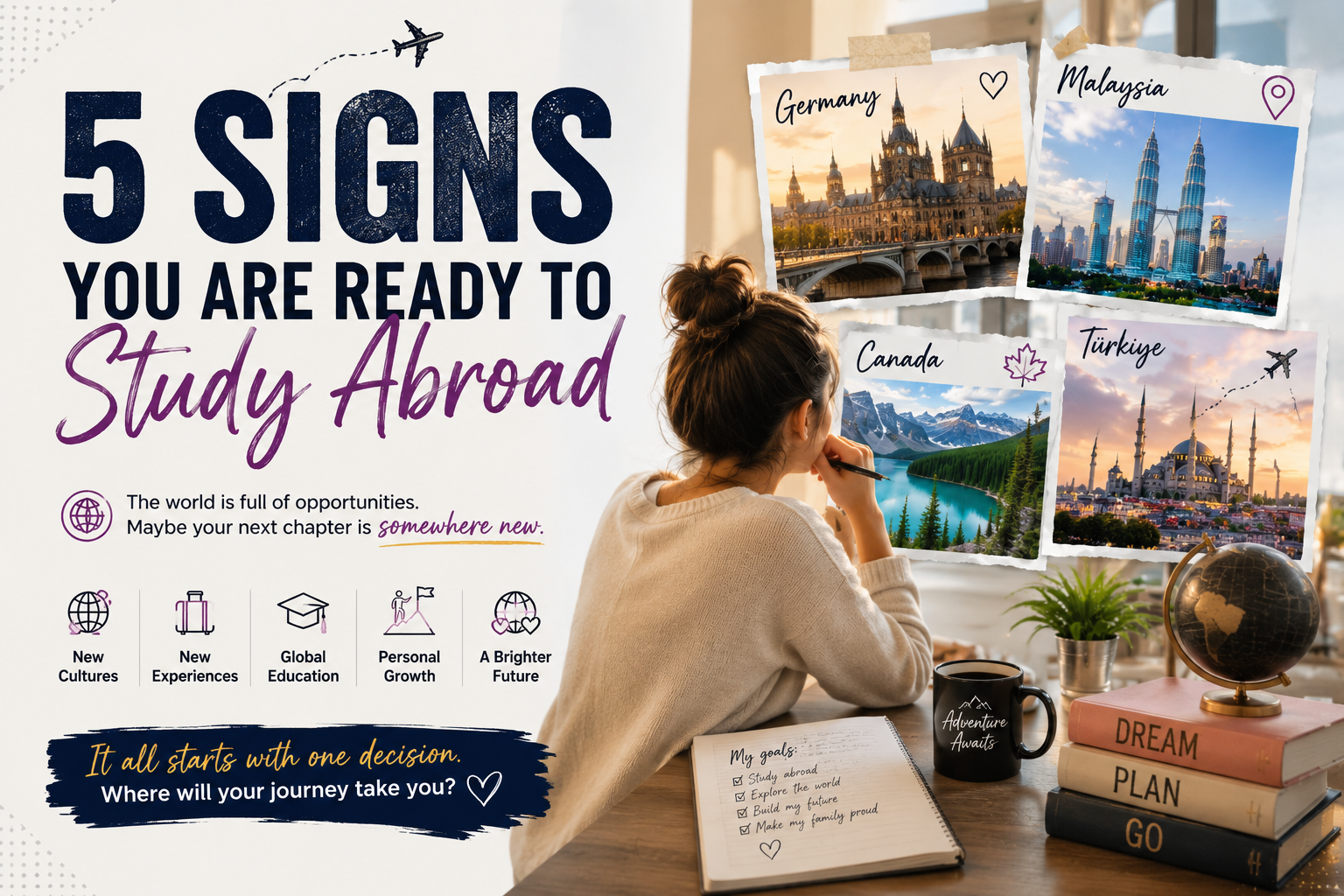 5 Signs You’re Ready to Study Abroad 🌍✈️